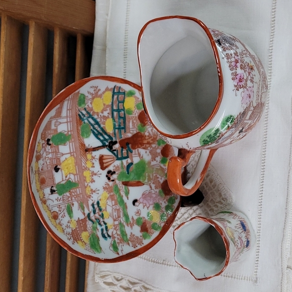 Vintage Japanese Geisha Ware Porcelain Set - Picture 6 of 9